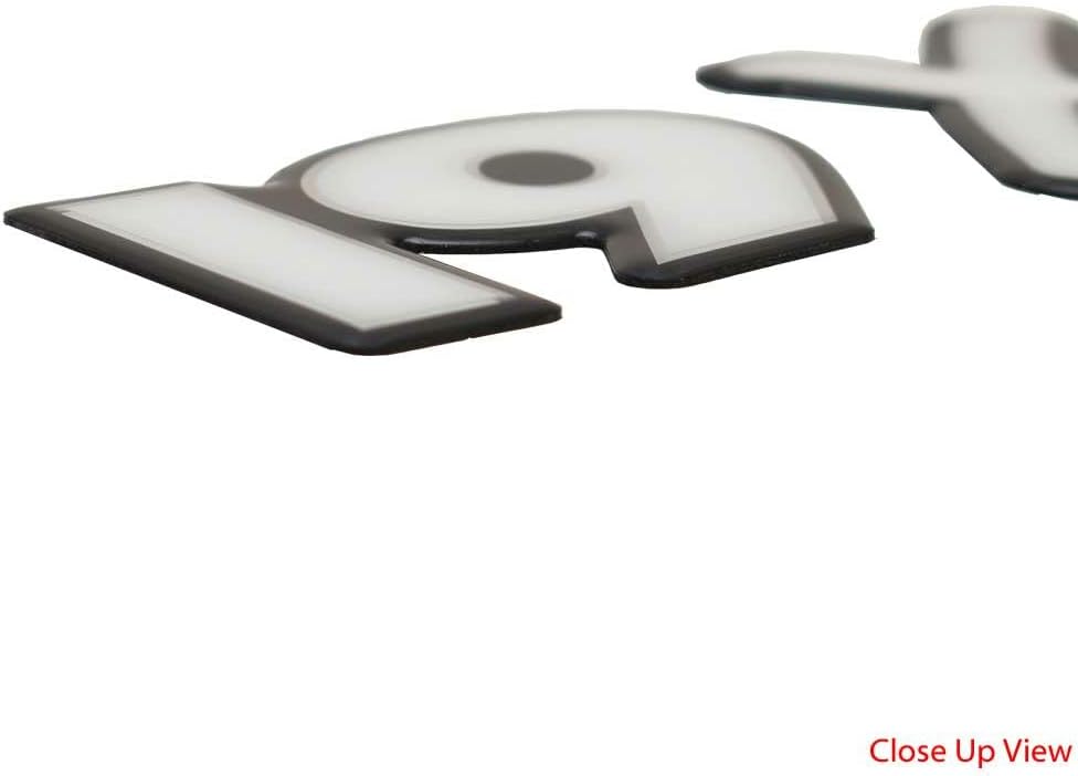 Triton Boat 1974040 – Adhesivo con logotipo de marca en relieve 1974040  Emblema 19XS (par)