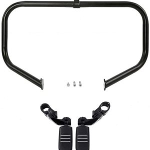TCT-MOTORPARTS Estriberas negras de 1 14 pulgadas para Harley Touring Street Electra Glide Ultra FLHT FLHX FLHR Road King 2009-2023 TCT-MOTORPARTS Estriberas negras de 1 14 pulgadas para Harley Touring Street Electra Glide Ultra FLHT FLHX FLHR Road King 2009-2023