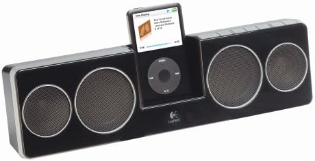Logitech Pure-Fi Anywhere 2 Altavoces de acoplamiento compactos para iPod y iPhone (negro)