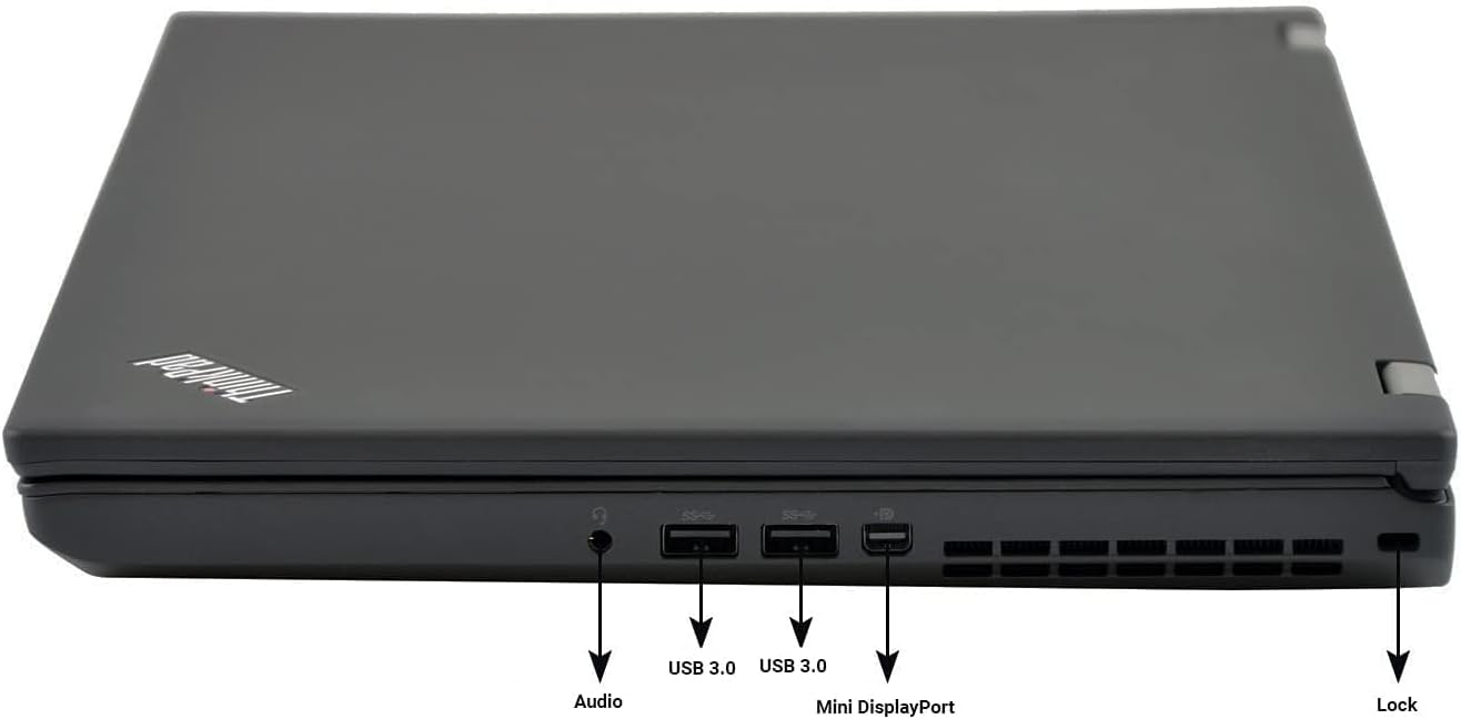 Lenovo ThinkPad P50 Workstation Laptop – Windows 10 Pro – Intel Xeon E3-1505M, 16 GB de RAM, 512 GB SSD 15.6 FHD IPS (1920 x 1080), NVIDIA Quadro