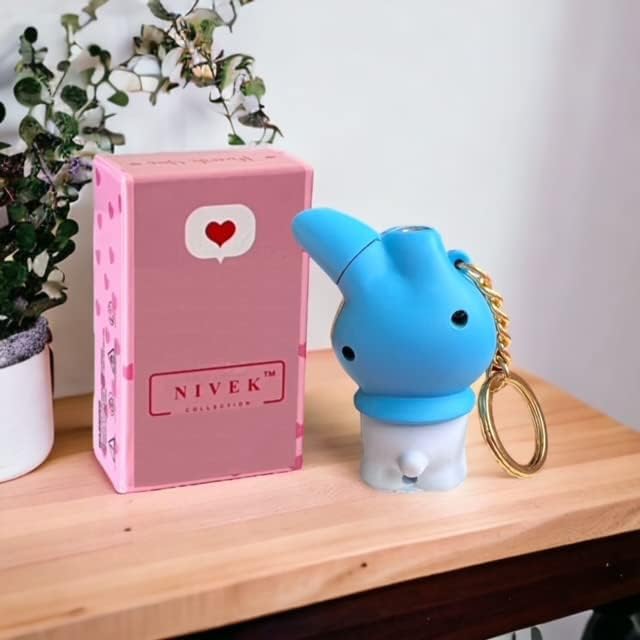 NIVEK My Melody – Encendedor de llama rosada Kawaii Cool Lighters conejito personaje japonés Y2K Anime tamaño bolsillo gatito gato (azul)