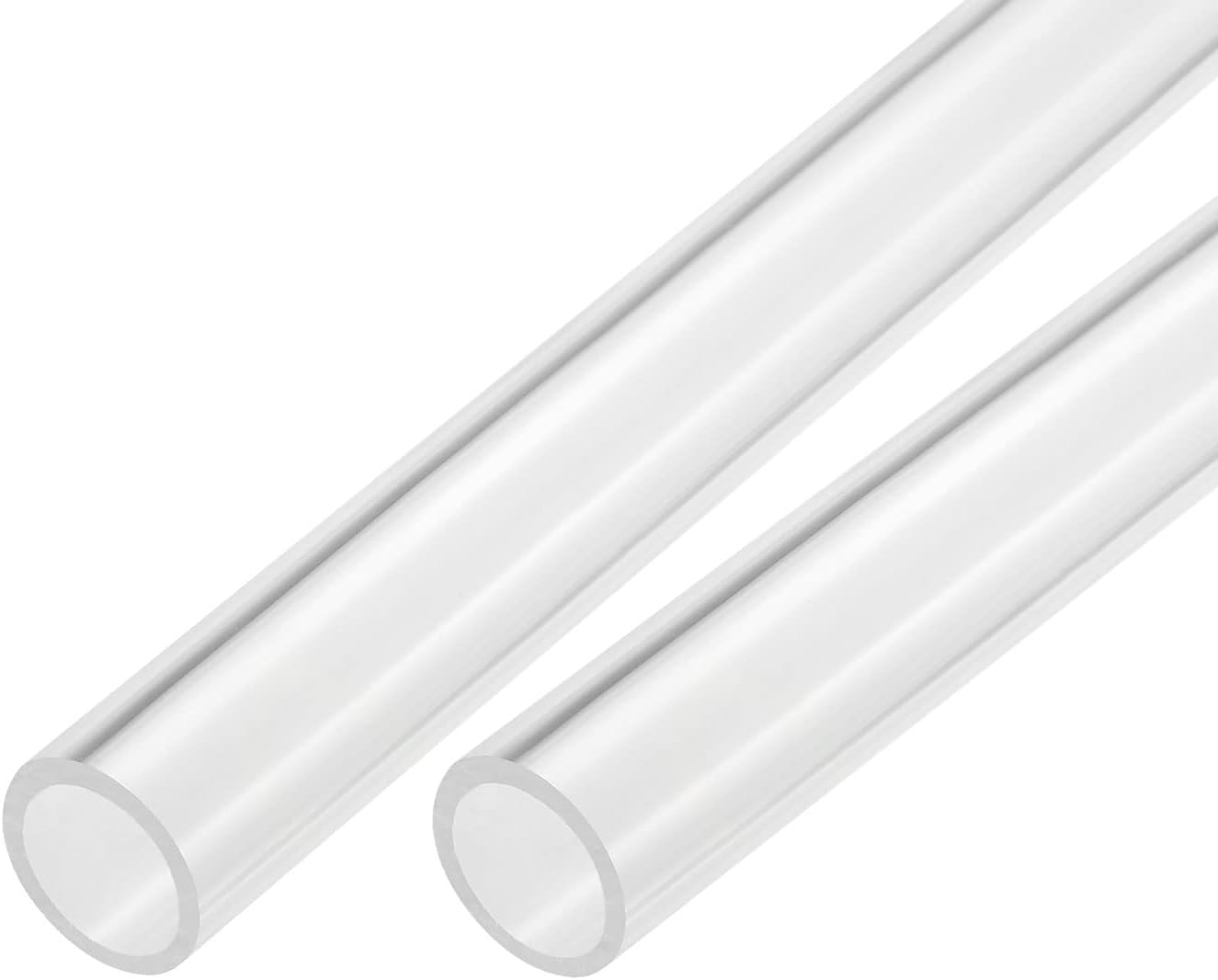 MECCANIXITY Tubo acrílico transparente rígido redondo 18mm (0.7″) ID 0.866 in (78″) OD 14″ para lámparas y linternas, sistema de refrigeración por