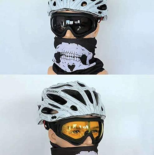 Gafas de motocicleta  Juego de 5  Dirt Bike ATV Motocross Anti-UV 400 Gafas tácticas militares para hombres, mujeres, niños, jóvenes y adultos