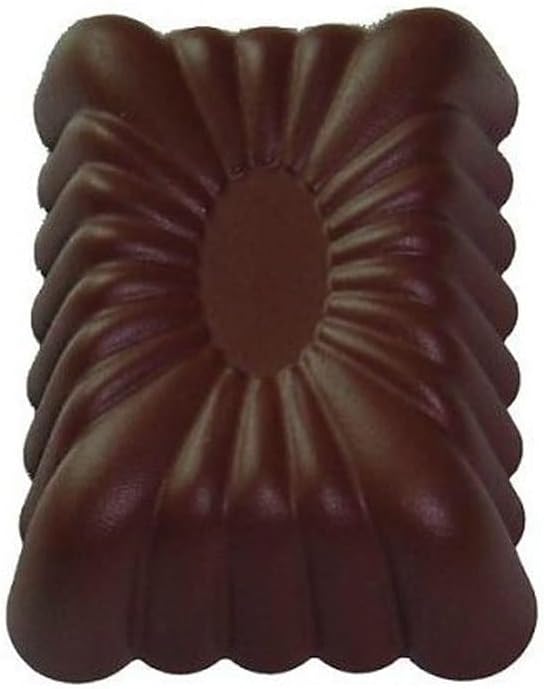 Grainrain Moldes de chocolate de plástico Moldes de caramelo de flores rectangulares Moldes de policarbonato de plástico Moldes de chocolate
