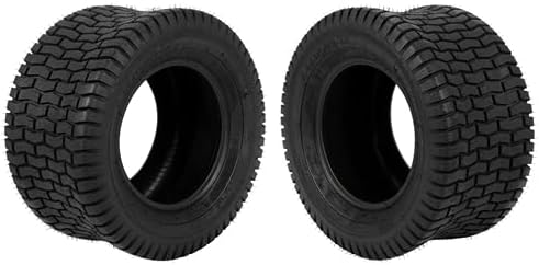 MOTORHOT 2 neumáticos de césped de 24 x 12.00-12 pulgadas, 6 capas, 24 x 12 x 12 pulgadas, para tractor de jardín, carrito de golf, neumáticos sin