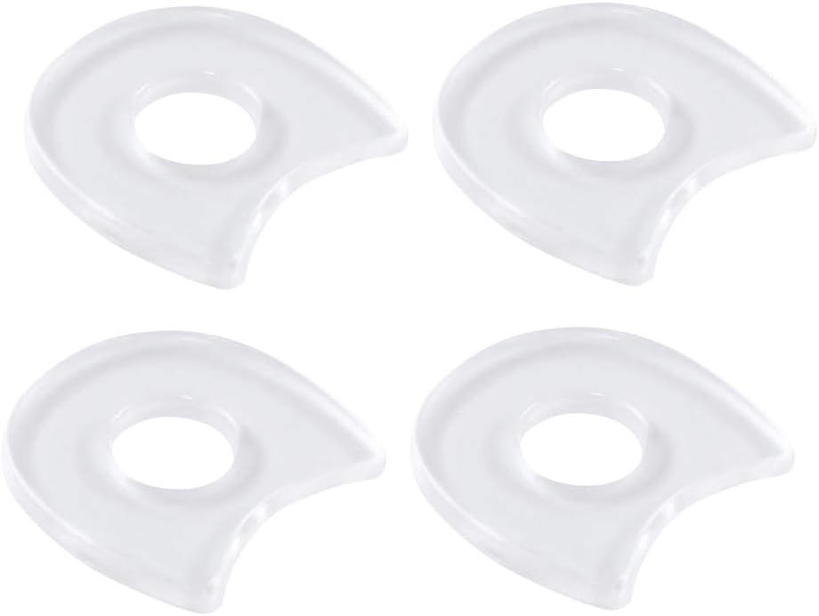 4 hojas de almohadillas de gel en forma de U para callos cojines de callos para dedos y pies, almohadillas adhesivas para callos de maíz y dolores