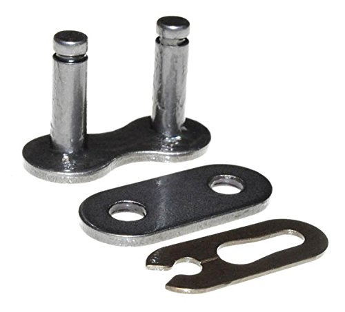 AlveyTech Cadena de bucle abierto 420 para cuatrimotos, motos de cross, karts y mini bicicletas, 5 pies con Master Link