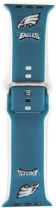 Bandas de reloj de goma de silicona, hebilla de acero inoxidable plateada