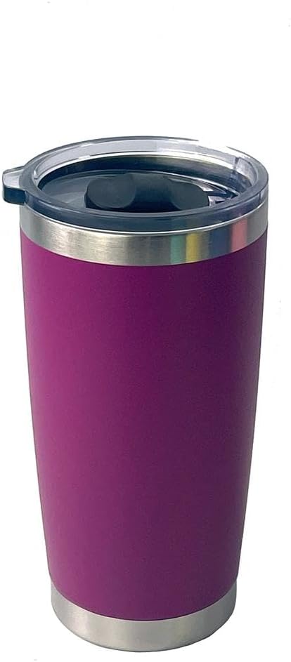 Rambler – Vaso de acero inoxidable aislado al vacío de 20 onzas con tapa MagSlider, hay dos capas, taza de viaje reutilizable, taza de té caliente y