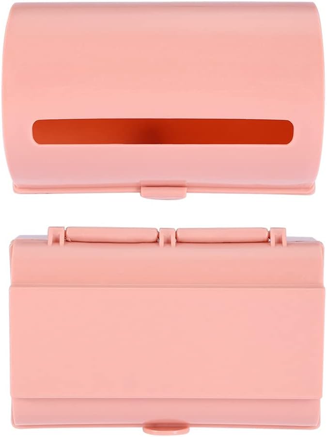 Caja de almacenamiento de bolsas de basura, 3 colores en la parte trasera adhesiva para montaje en pared, bolsa de plástico para basura, organizador