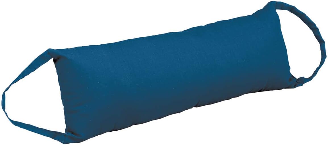 OakRidge Almohada para el cuello de la silla mecedora, azul marino, 100% algodón, mide 5 12 x 18 x 2 12 pulgadas