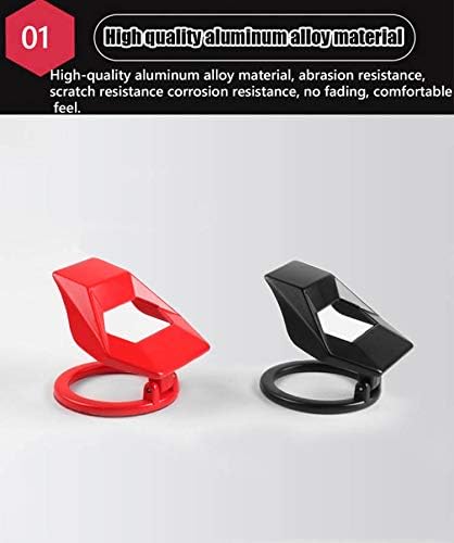 Great luck – Cubierta de aluminio para interruptor de arranque y parada del motor, 1 piezasjuego (rojo) para Honda