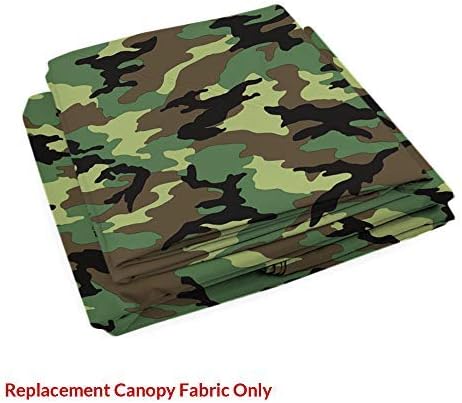 Garden Winds Toldo de repuesto para glorieta Allen Roth de 10 x 12 pulgadas, estándar 350, color verde camuflaje, no es compatible con el modelo