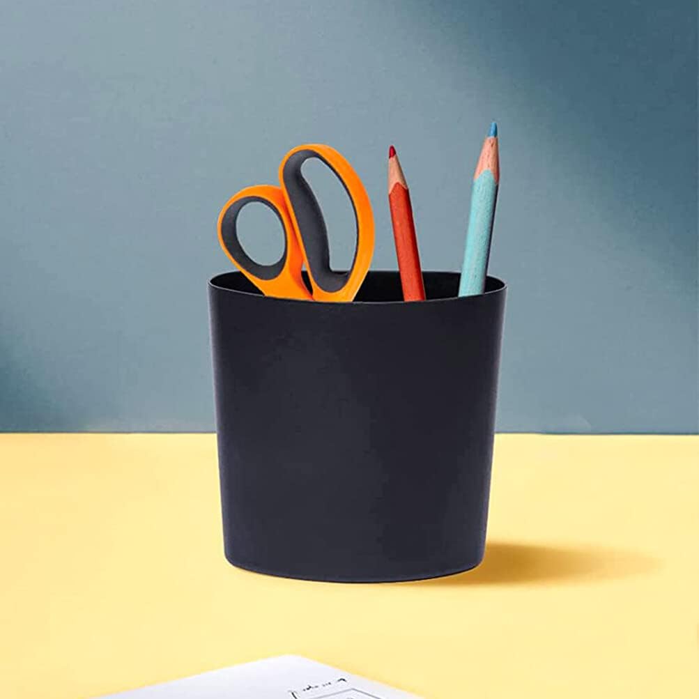STOBOK Cesta de almacenamiento de 4 piezas, contenedor de mesa, papelera de pared, soporte para lápices, bote de basura compacto, papelera rodante,