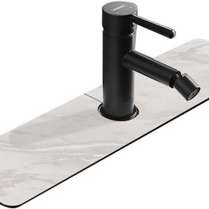Protector contra salpicaduras para grifo de fregadero de cocina, tapete absorbente de grifo, alfombrilla de silicona para atrapar agua para Protector contra salpicaduras para grifo de fregadero de cocina, tapete absorbente de grifo, alfombrilla de silicona para atrapar agua para