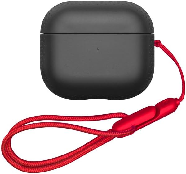 Incase – Cordón compatible con Apple Airpod Pro 2, cordón de alta calidad con clip ajustable, seguro Airpods con estilo (rojo, paquete de 2)