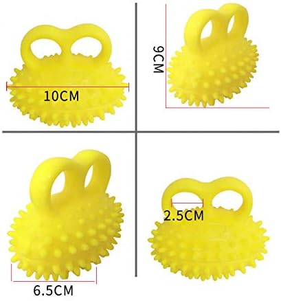DOPHO Masajeador de manos pequeñas y flexibles, pelota ejercitadora de dedos, herramienta de masaje para personas mayores, amantes del ejercicio