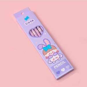 BWESOO Juego de 6 lápices de madera con diseño de dibujos animados, HB, lápices de animales, papelería para estudiantes, regalo para niños, BWESOO Juego de 6 lápices de madera con diseño de dibujos animados, HB, lápices de animales, papelería para estudiantes, regalo para niños,
