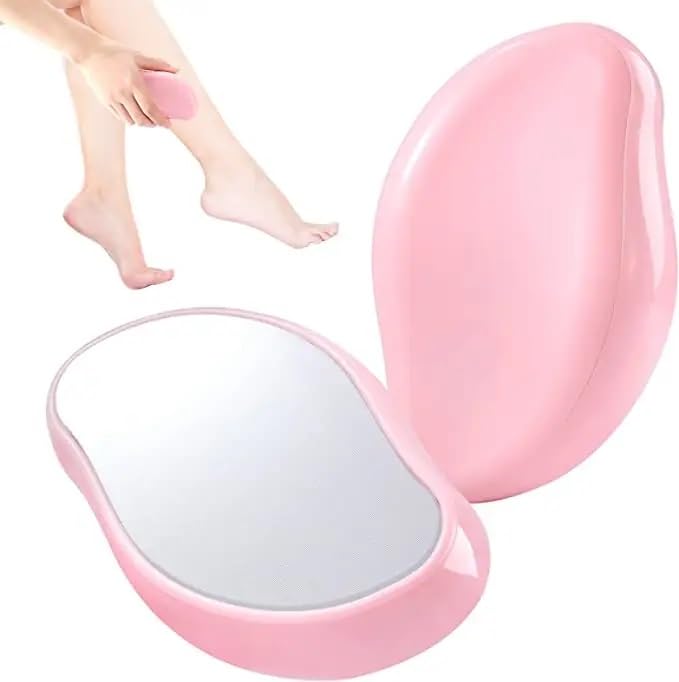 Removedor de pelo de cristal, borrador de pelo de cristal reutilizable para mujeres y hombres, herramienta mágica de depilación sin dolor, borrador