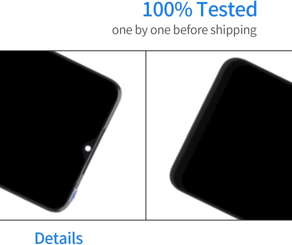 T-Mobile REVVL 6 pantalla de repuesto para teléfono T 5G pantalla LCD TMAF025G pantalla LCD táctil digitalizador kit de pieza de reparación (negro
