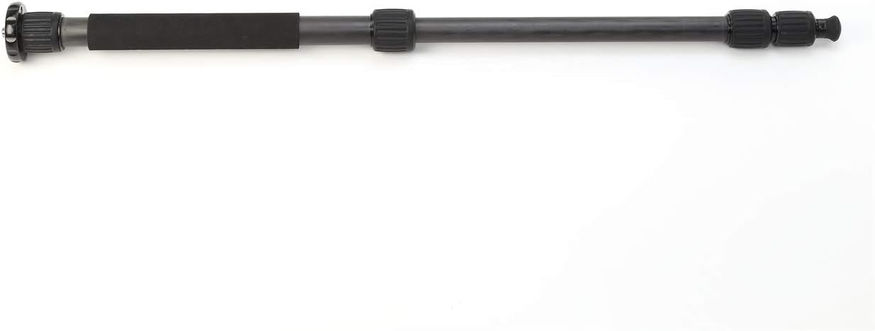 Sirui W-1204 Trípode de fibra de carbono impermeable de 4 secciones, capacidad de 33.1 libras, altura máxima de 65 pulgadas, gris (6913)