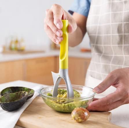 Cortador de aguacate 5 en 1 Pera Apple Core Versátil Portátil Frutas y Verduras Gadget de Cocina
