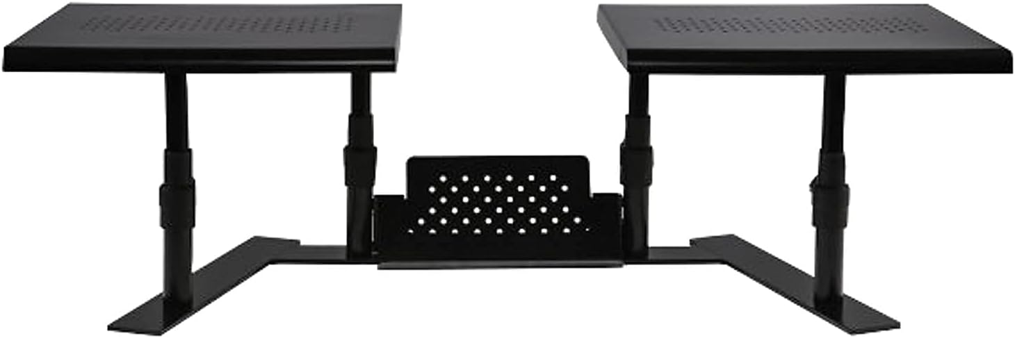 Allsop Metal Art ErgoTwin Soporte de monitor doble ajustable en altura (31883)