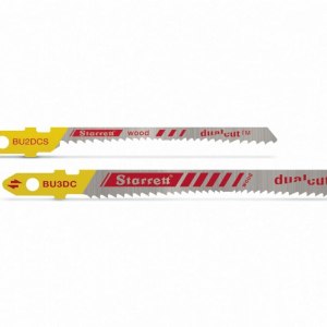 Starrett BU3DC-2 Hoja de sierra caladora de corte de madera de doble corte de vástago unificado bimetálica, 0.060 pulgadas de grosor, 9-19 TPI, 3 Starrett BU3DC-2 Hoja de sierra caladora de corte de madera de doble corte de vástago unificado bimetálica, 0.060 pulgadas de grosor, 9-19 TPI, 3