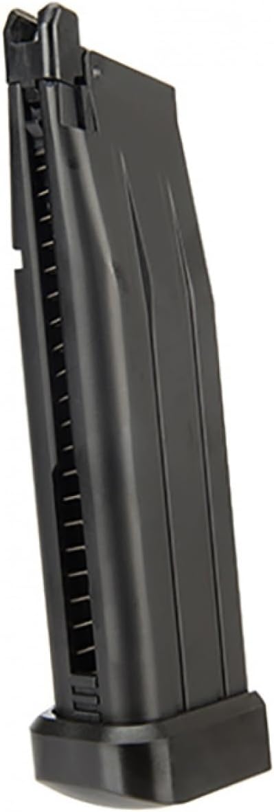 GoldenBall X WE Tech 28 Round CO2 Gas Airsoft Magazine para pistolas Hi-Capa 4.3 Airsoft – Negro