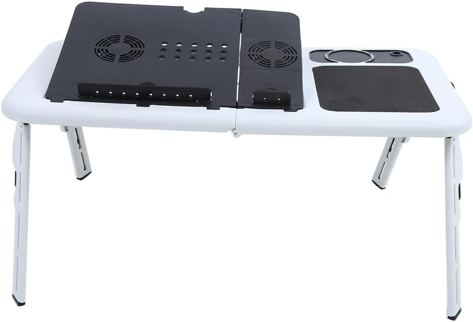 Escritorio para computadora portátil para cama, escritorio de regazo para laptop, escritorio de computadora portátil para cama, escritorio de