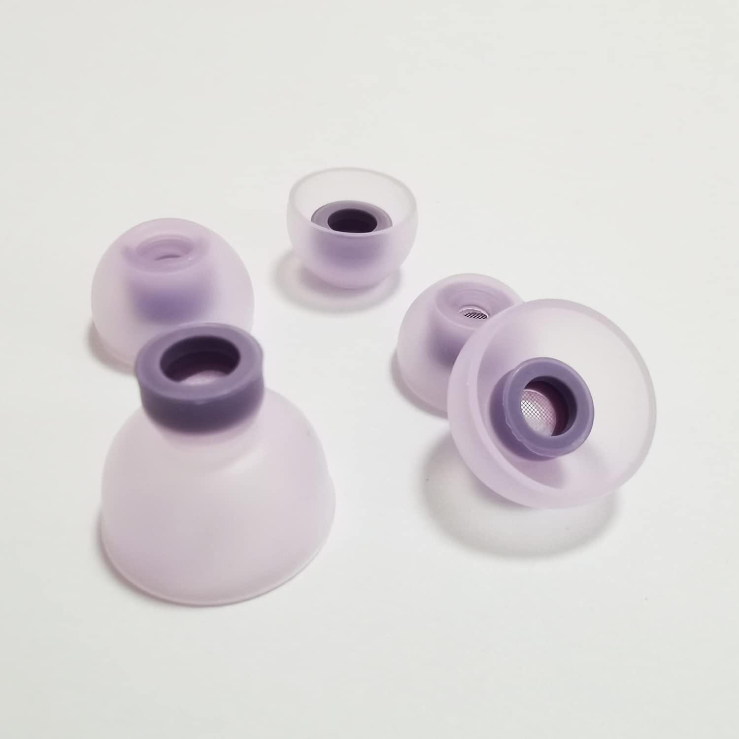 Almohadillas de silicona para Galaxy Buds 2 a prueba de polvo de malla fina de repuesto para Samsung Galaxy Buds2Galaxy Buds+ Plus 6 pares LMS