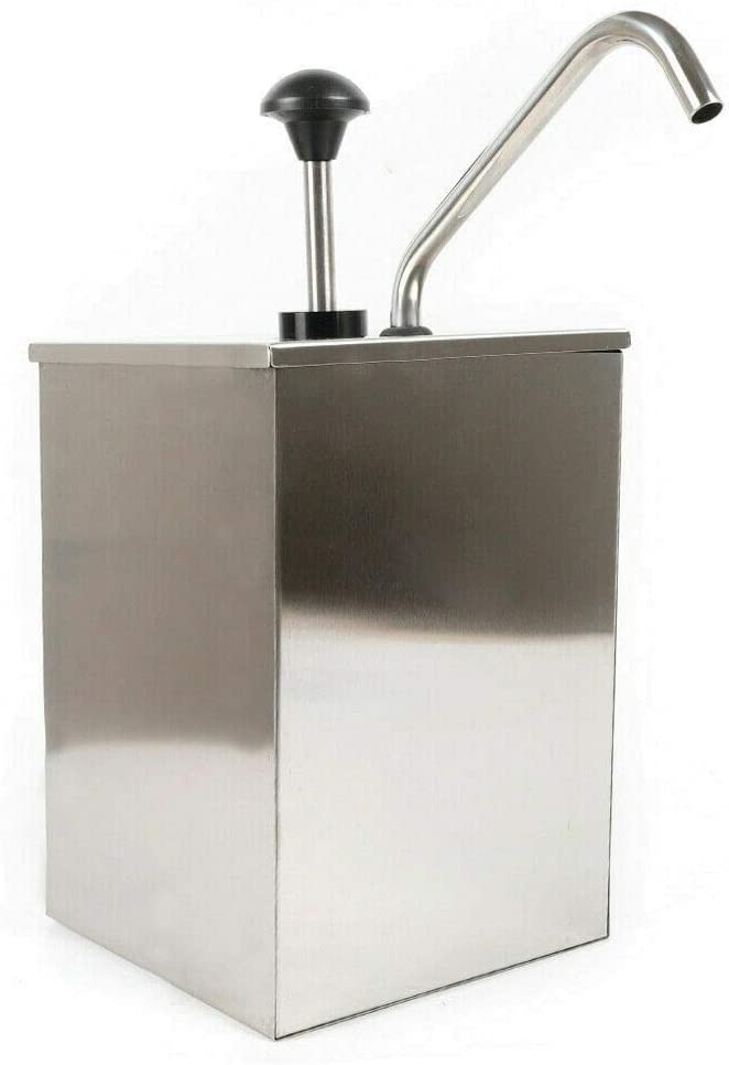 Bomba dispensadora de salsas, dispensador de alimentos de una sola cabeza, dispensador de condimentos de acero inoxidable para salsas, salsa de