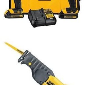 DEWALT DCK240C2 – Kit combinado de taladro de litio de 20 Vimpacto (1.3 Ah) con sierra recíproca, solo herramienta desnuda DEWALT DCK240C2 – Kit combinado de taladro de litio de 20 Vimpacto (1.3 Ah) con sierra recíproca, solo herramienta desnuda