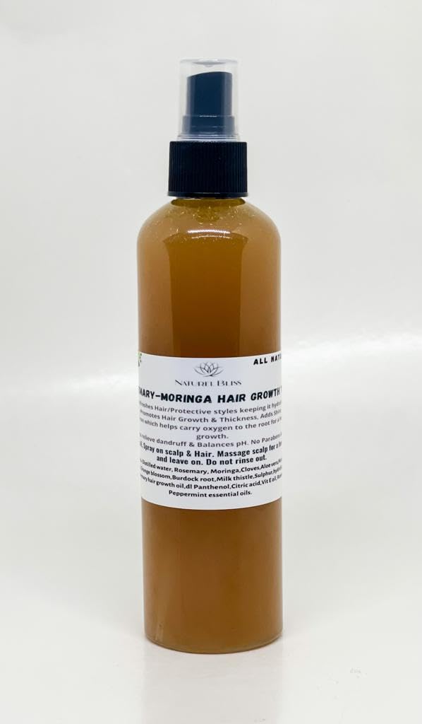 Rosemary-Moringa Hair Growth Tonic Spray 8oz