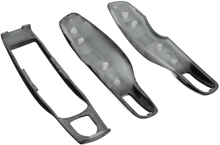 Funda para llavero de estilo fibra de carbono, 3 piezas, protección completa, compatible con Porsche Boxster Cayman 981 Carrera 911 991 918 Spyder