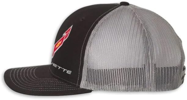 SR1 Performance C8 Corvette Snapback Hat – Gorra trasera de malla estructurada Chevy