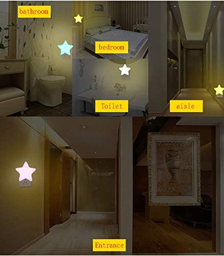 Luces LED nocturnas enchufables de pared, pared con sensor de fotocélula del atardecer al amanecer, luz nocturna enchufable para bebé, niños,