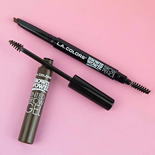 L.A. Colors Gel tintado para cejas, marrón oscuro, 1 unidad, CBG413