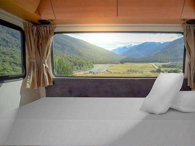 Sábanas para caravana King de 78 x 80 pulgadas, suave microfibra cepillada, juego de sábanas de lujo de 1800 hoteles para cámperes, caravanas y