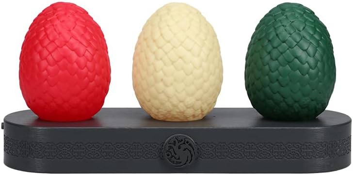 Paladone House of The Dragon Egg Light – Decoración de fantasía y mercancía de fandom para los fanáticos de Juego de Tronos