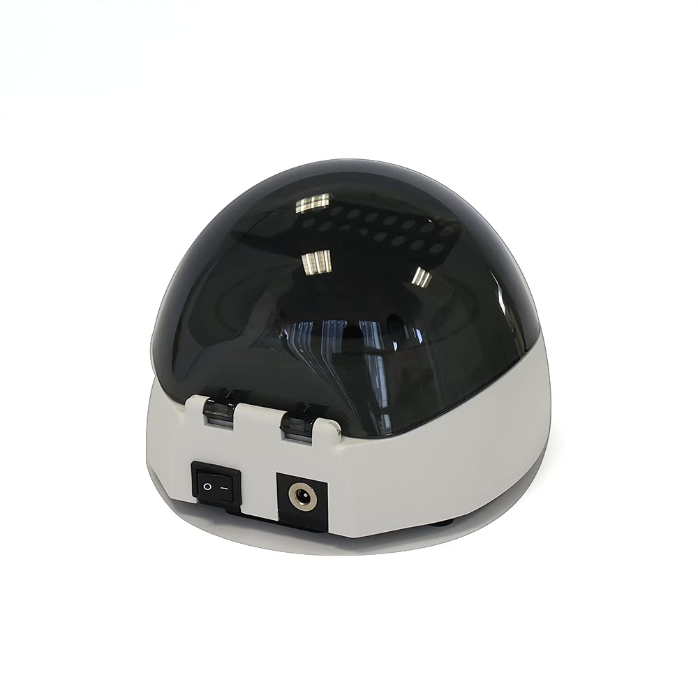 ULAB Mini centrífuga, micro centrífuga de laboratorio de sobremesa 7000RPM, bajo ruido, 2 rotores para 8 tiras de PCR de 0.20.51.50.1 fl oz y 0.0 fl