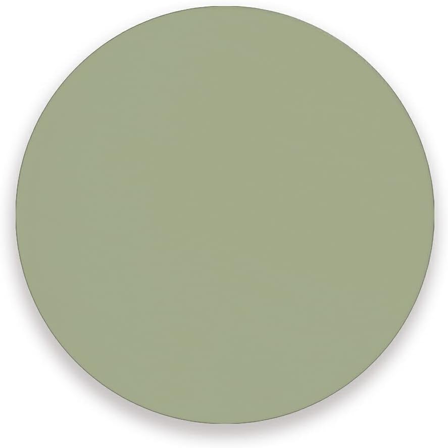 Xigua Sage Green – Posavasos de color sólido, diseño redondo de piedra absorbente con piedra de cerámica y base de corcho, alfombrillas de