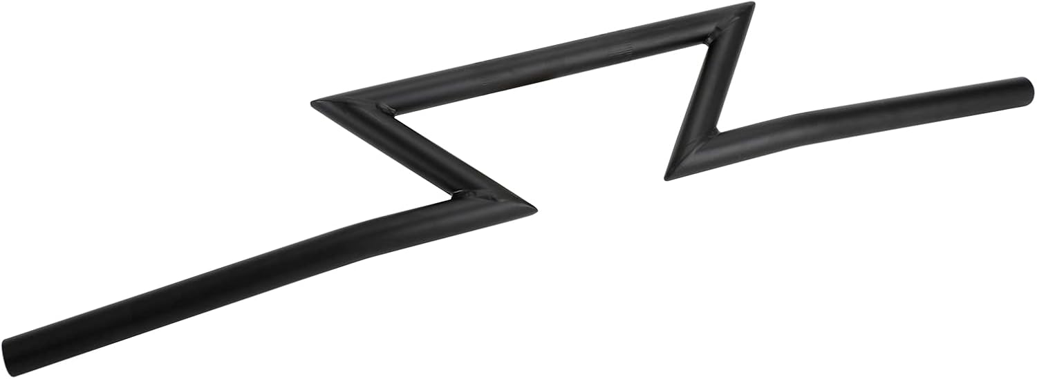 Areyourshop Motocicleta 78 “0.866 in manillar, universal 78 “0.866 in raiser Z-Bar Z-Barx manillar negro para Harley Touring Street Glide Electra