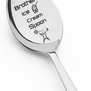 Cuchara de helado para hermanos pequeños y mayores, regalos de cumpleaños de hermana, hermano, graduación, regalos de Navidad, divertidas cucharas Cuchara de helado para hermanos pequeños y mayores, regalos de cumpleaños de hermana, hermano, graduación, regalos de Navidad, divertidas cucharas