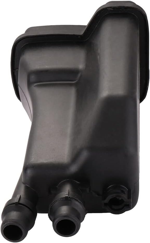 Depósito de refrigerante sin tapa, tanque de desbordamiento de radiador de plástico para reemplazar 17111436381 compatible con 2001-2003 para 530i 4