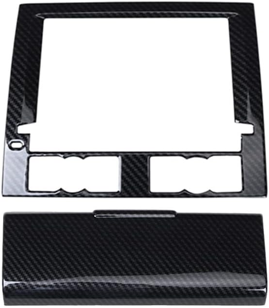 Consola central interior navegación GPS y panel de CD para accesorios Porsche Macan 2014-2016, borde de panel de control de plástico ABS, decoración