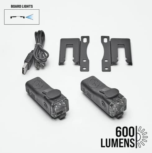 Luces de monopatín con soportes