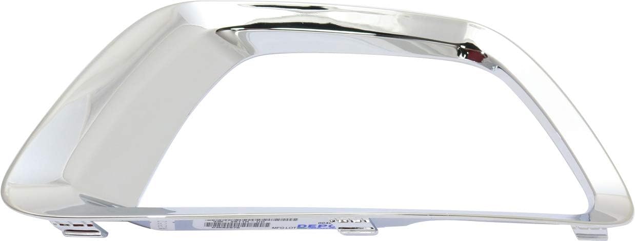Evan Fischer Moldura de luz antiniebla delantera derecha compatible con Chevrolet Colorado Chrome GM1039175 2015-2020