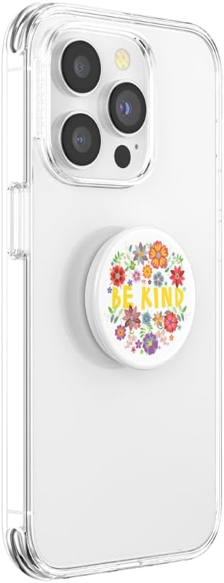 POPSOCKETS Agarre para teléfono con soporte expandible – Be Kind Embroidery
