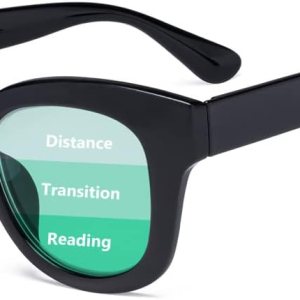 Eyekepper Lectores progresivos de gran tamaño para mujeres, lectores de computadora multienfoque con protección UV, lentes de lectura trifocales Eyekepper Lectores progresivos de gran tamaño para mujeres, lectores de computadora multienfoque con protección UV, lentes de lectura trifocales
